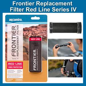 Aquamira Frontier Replacement Filter Red Line Series IV (SM67019)